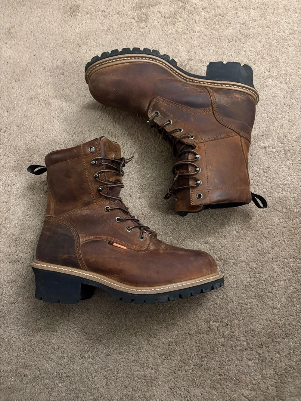 Red Wing WORX Men’s 9.5M Axil CSA Steel Toe Work Boots 5982 ASTM F 2413-05